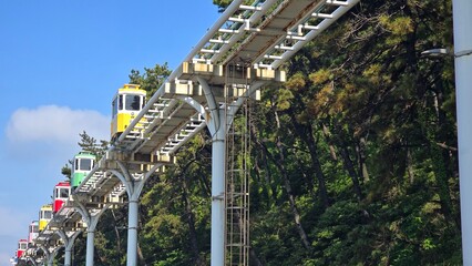 Busan, South Korea, cable car,