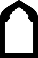 Elegant Islamic Arch Door and Window Frame for Mosque Design
