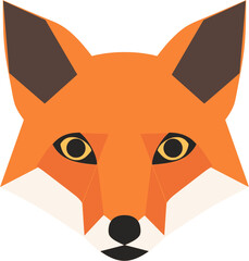 Fox head vector illustration