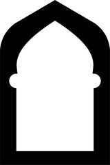 Elegant Islamic Arch Door and Window Frame for Mosque Design