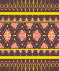 Vintage thai-laos silk fabric pattern-seamless Asian textile design 
Elegant Thai-Laos inspired silk fabric pattern with intricate traditional motifs. 