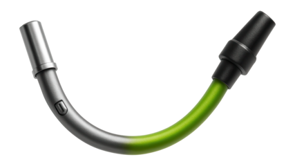 Brake noodle with flexible bend for smooth cable routing on mountain bikes