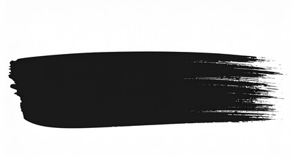 墨の力強い一筆ストロークとインクの飛び散り表現　見出しのアクセントになる装飾