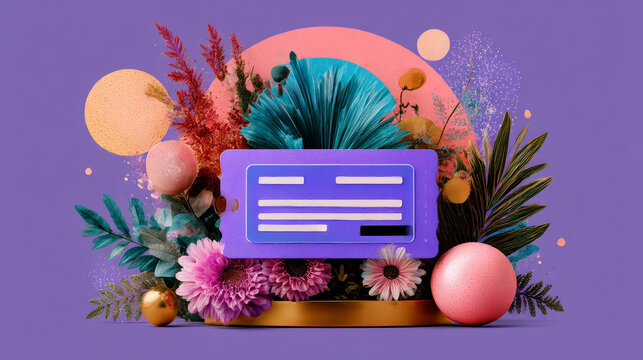 Set of Template Coupon. Sale vouchers. Coupon mockup design for sale and gift event posts in social media. Discount ticket collection. Vector image banners with promo code.