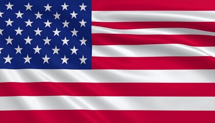 Naklejka premium flag of usa The flag of the United States of America