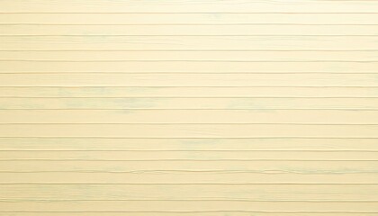 Naklejka premium Smooth horizontal wooden paneling in a soft light yellow hue provides a clean, textured, and uniformly patterned background