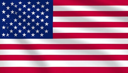 Naklejka premium flag of usa The flag of the United States of America