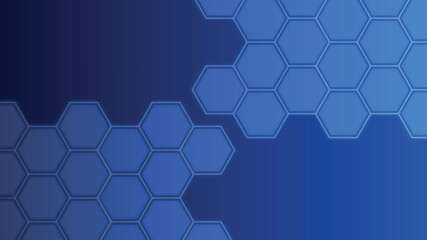 Blue science vector abstract background