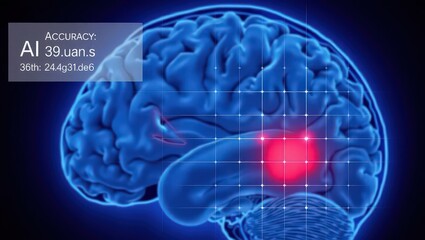 A grid of gray spheres with a square hole in the center on a white background in a minimalist style