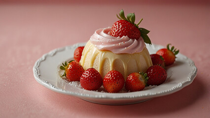 Delicious Brazilian dessert called the Strawberry of Love 
