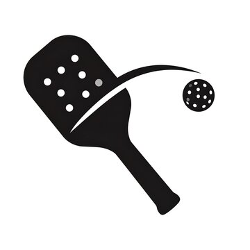 Paddle and ball in motion