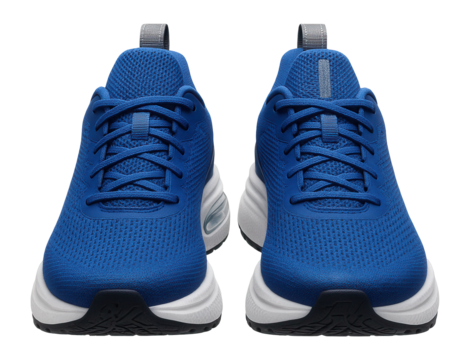 High-tech running shoes with adaptive cushioning and motion sensors