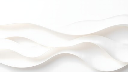 Obraz premium Background Bergelombang Putih Krem untuk Dekorasi Digital