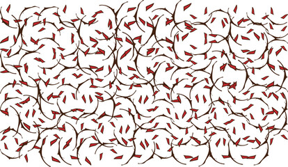 abstract spooky smile pattern, halloween