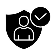 Trustworthy Glyph Icon