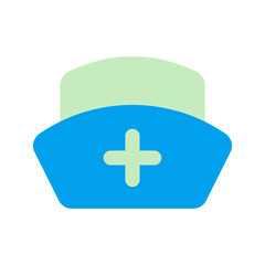 Fototapeta premium nurse duo tone icon