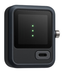 Compact energy logger with wireless data transfer and rechargeable battery for temporary installations