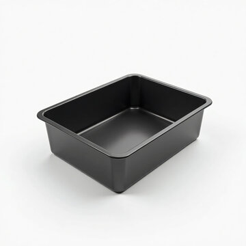 molde para hornear de dise&ntilde;o moderno, centrado en un fondo blanco completamente liso que resalta su forma y funcionalidad.