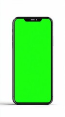 Smartphone with a solid green screen (1)