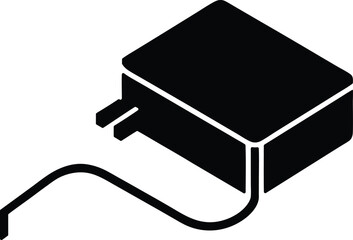 Power adapter vector icon.