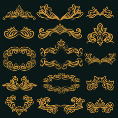 Premium Ornamental Frames Vector Collection Artwork