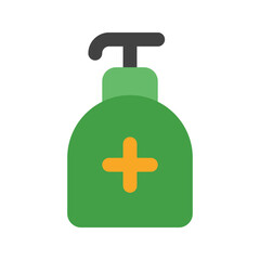 hand sanitizer flat icon