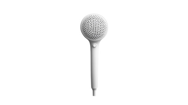 Simple white earphone on a clean background, highlighting its modern design and focus on sound quality and usability