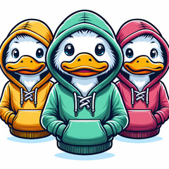 Duck in a hoodie (1)