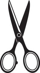 Black Scissors Tool | Silhouette Vector Illustration