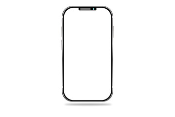 vector illustration of a blank paper clip