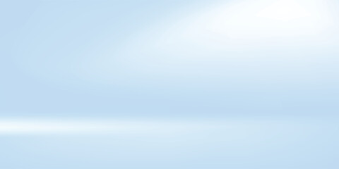 gradient color Blue studio room. Limbo light background. Abstract 3d backdrop for product presentation. Minimal wall scene. modern