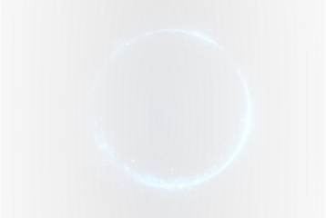 Futuristic Neon Ring PNG with Glowing Energy Swirl