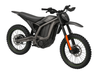 Lightweight enduro bike with aluminum frame and handguards