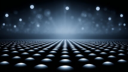 Naklejka premium Glowing Spheres on Abstract Background A Visual Art Piece Demonstrating the Beauty of Light.