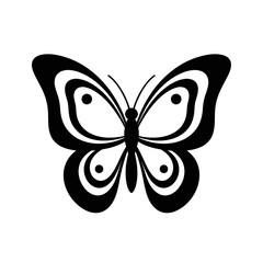 Decorative Stylized Butterfly Vector