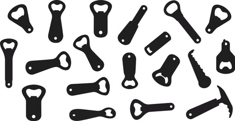 Bottle opener vector icon