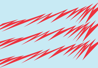 Obraz premium Modern Minimalist Gradient Zigzag Seamless Pattern