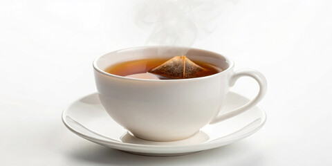 Hot Cup of Tea – Beverage, Drink, Warm, Morning, Breakfast, Refreshing, Relax, Caffeine, Herbal, Cup, Steam, Healthy, Cozy, Fresh
