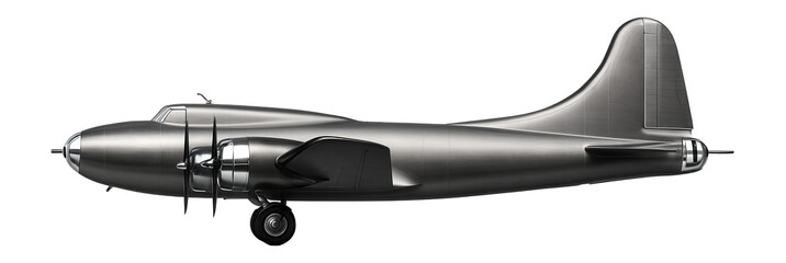 Heavy bomber with a long cylindrical body and tail gunner position