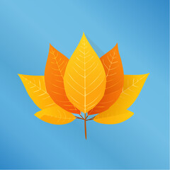 autumn leaves vector illustration