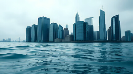 Obraz premium Drowned Metropolis