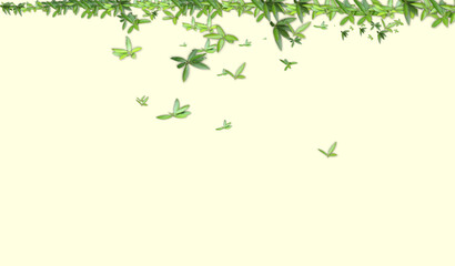 나뭇잎 수평 배경