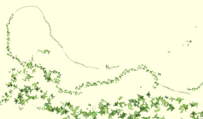 나뭇잎 자유로운 퍼짐 배경