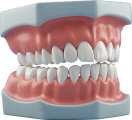 Obraz premium 구강 모형 이빨