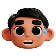 laughing emoji 3D icon,