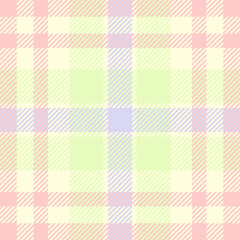 Soft pastel plaid pattern. Delicate, springlike colors create a gentle, feminine aesthetic, perfect for textile designs, branding, websites, or scrapbooking.  Evokes feelings of calm and serenity.