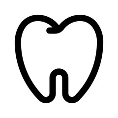 tooth line icon