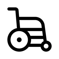 wheelchair line icon