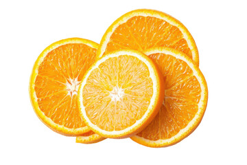 Fototapeta premium Vibrant orange slices beautifully displayed, bursting with color and refreshing appeal.