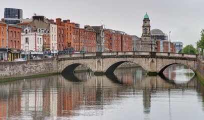 dans les rues de Dublin en Irlande